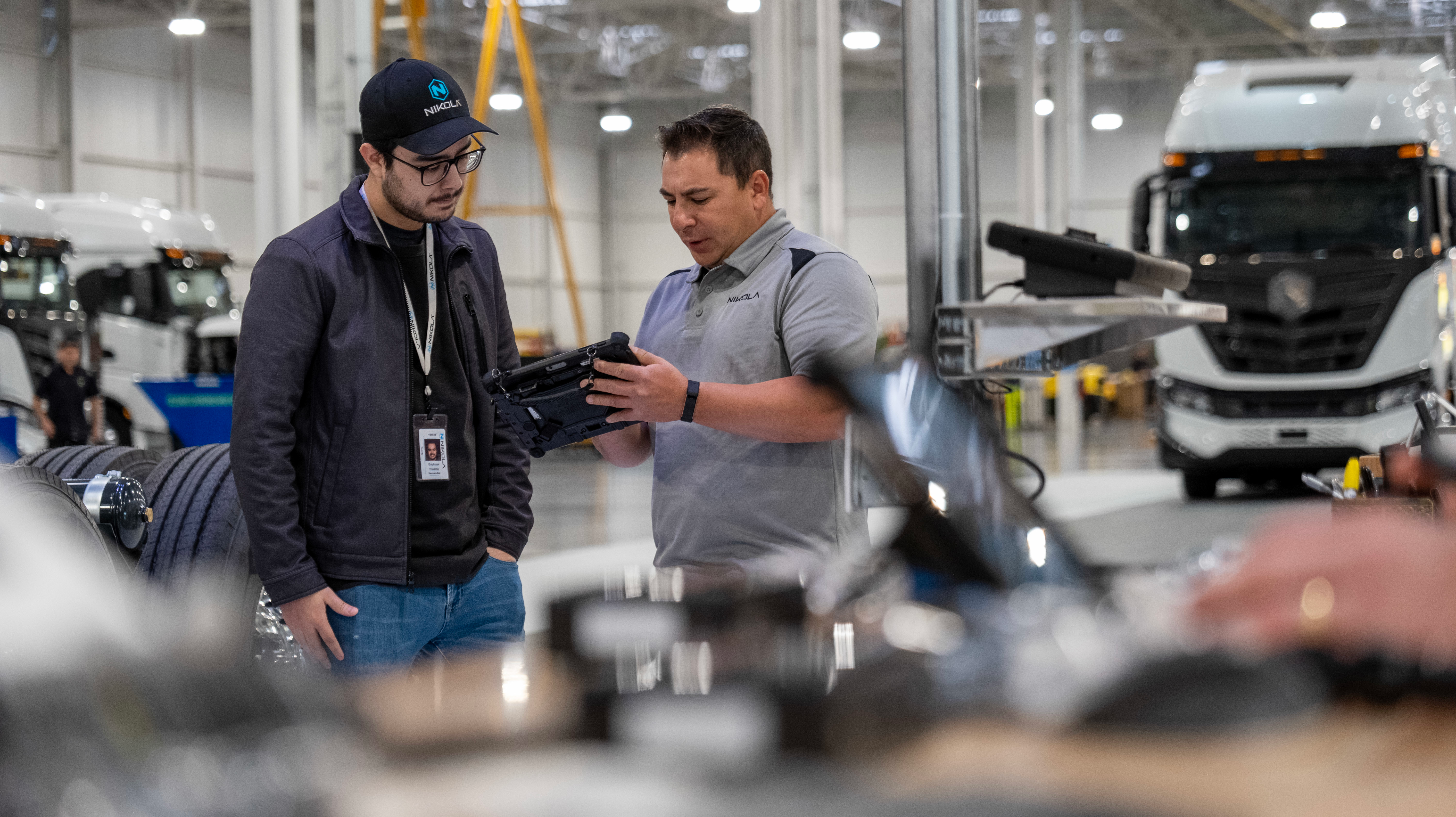Nikola Motors assembly line