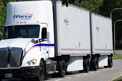 TForce Freight truck on the highway