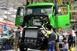 Volvo Trucks Manhattan Beer First Volvo VNR Electric on Production Line