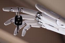 Robot hand with keys
