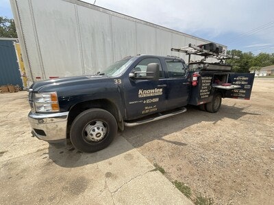 Knowles On Site Repair truck