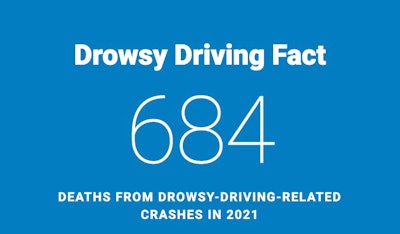 drowsy driving deaths nhtsa
