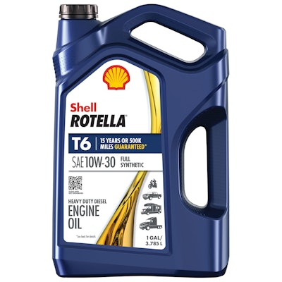 Shell Rotella T6 10W-30 delivers excellent engine cleanliness exceeding CK-4 deposit requirements by 33%.
