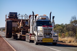 Oversized semi truck