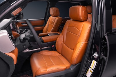 The Tundra 1794 Limited Edition boasts a unique ultra-premium leather interior.