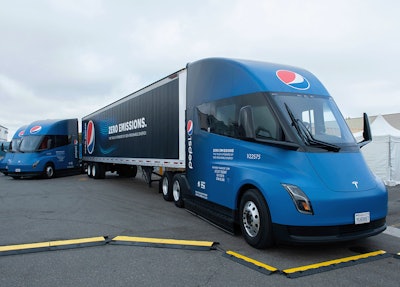 pepsi tesla semi