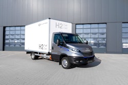 Quantron hydrogen fuel cell truck