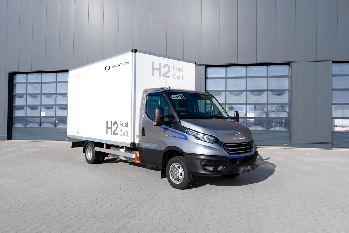 Quantron hydrogen fuel cell trucks ready for delivery in Europe