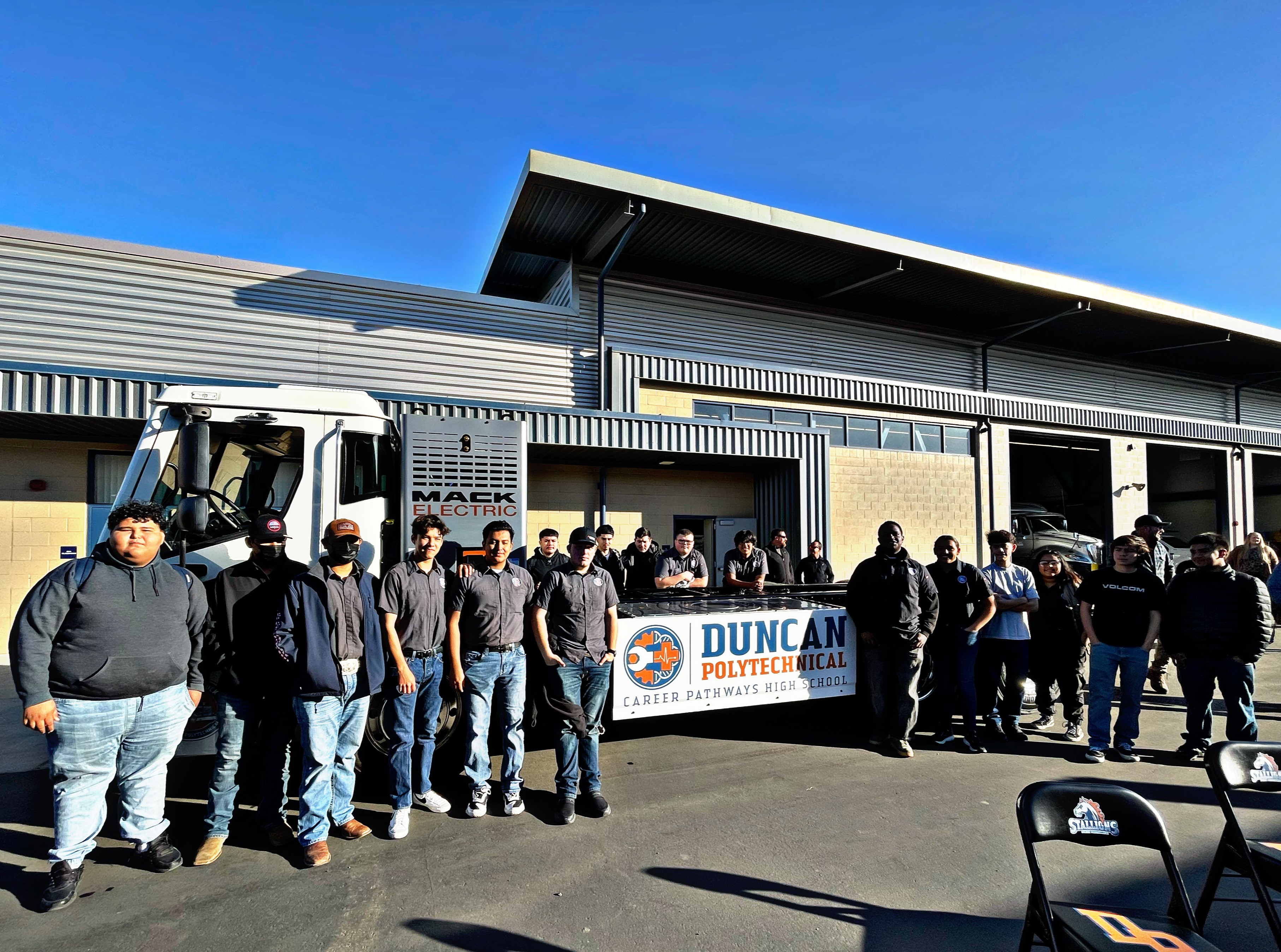 Mack Trucks LR Electric provided to Duncan Polytechnical