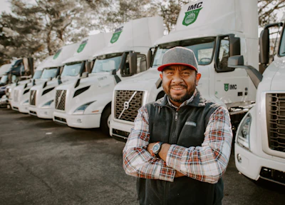 Ariel Ramos with IMC tractors