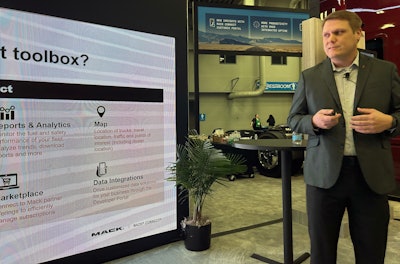 Patrick Brown, Mack's senior strategy and sustainability manager