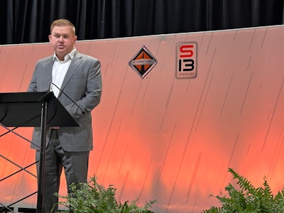 Brandon Tucker, director of operations of the Huntsville Powertrain Plant,