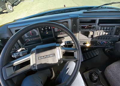 Interior of the Mack MD Electric