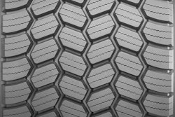 For the harsh winter season, Michelin is rolling out the Michelin X One XDS 2 Pre-Mold tire. Designed for extreme winter conditions to promote driver confidence and security, the Michelin X One XDS Pre-Mold tire capitalizes on weight savings of the new generation wide-based tire by adding a significant traction retread offer.