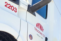 Hyway Trucking truck door