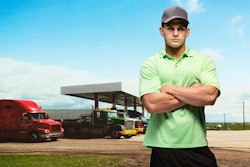 Young truck driver