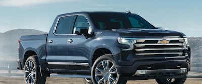 2024 chevy high country pickup on ranch