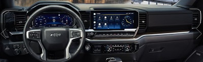 2024 chevy silverado dash