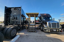 Garner truck changing station