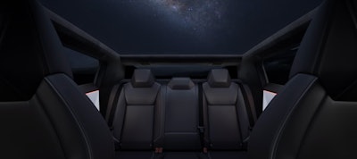 Cybertruck Backseat