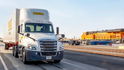 J.B. Hunt semi truck