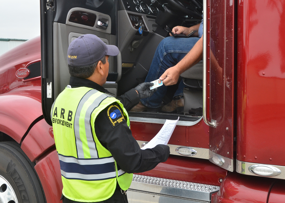 Carb enforcement of trucking rule