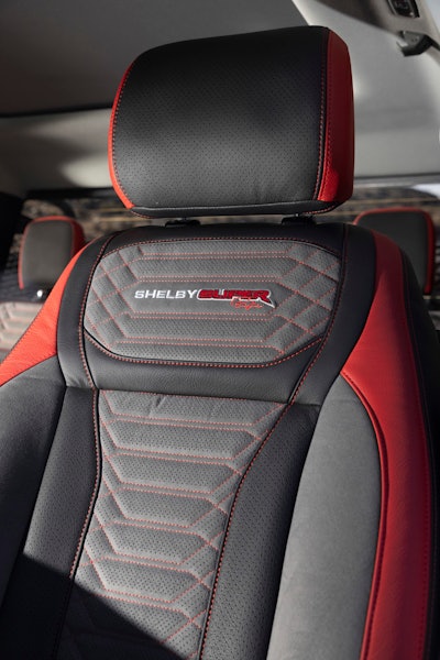 seat of Shelby Super Baja