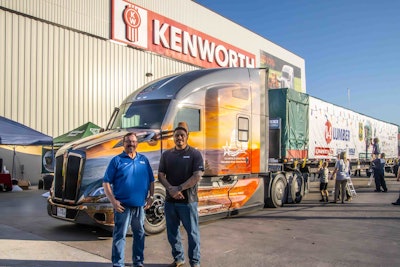 Werner drivers Tim Dean and Jesus Davila