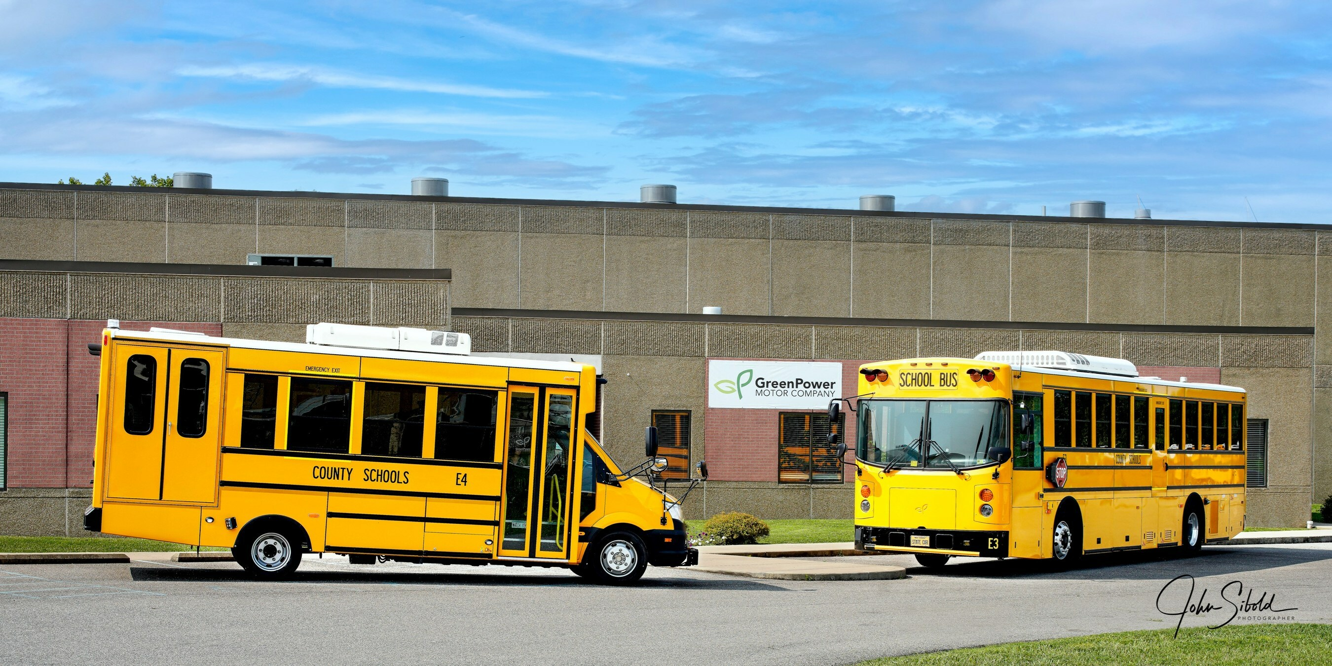 Green Power school buses