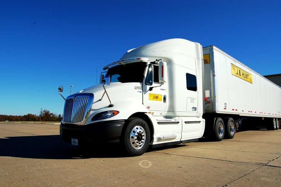 J.B. Hunt truck