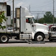 semi in an accident