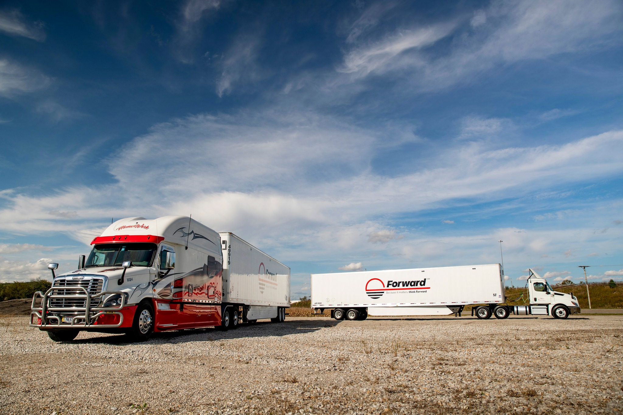 Forward Air trucks and trailers