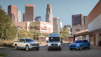 Ford electric vehicle line-up