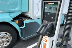 Volvo electric truck and charger