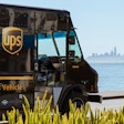 UPS package delivery vehicle