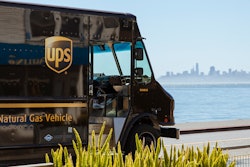 UPS package delivery vehicle
