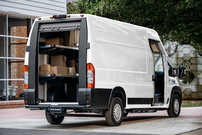 Ram ProMaster EV delivery vehicle