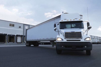 Truck at dock