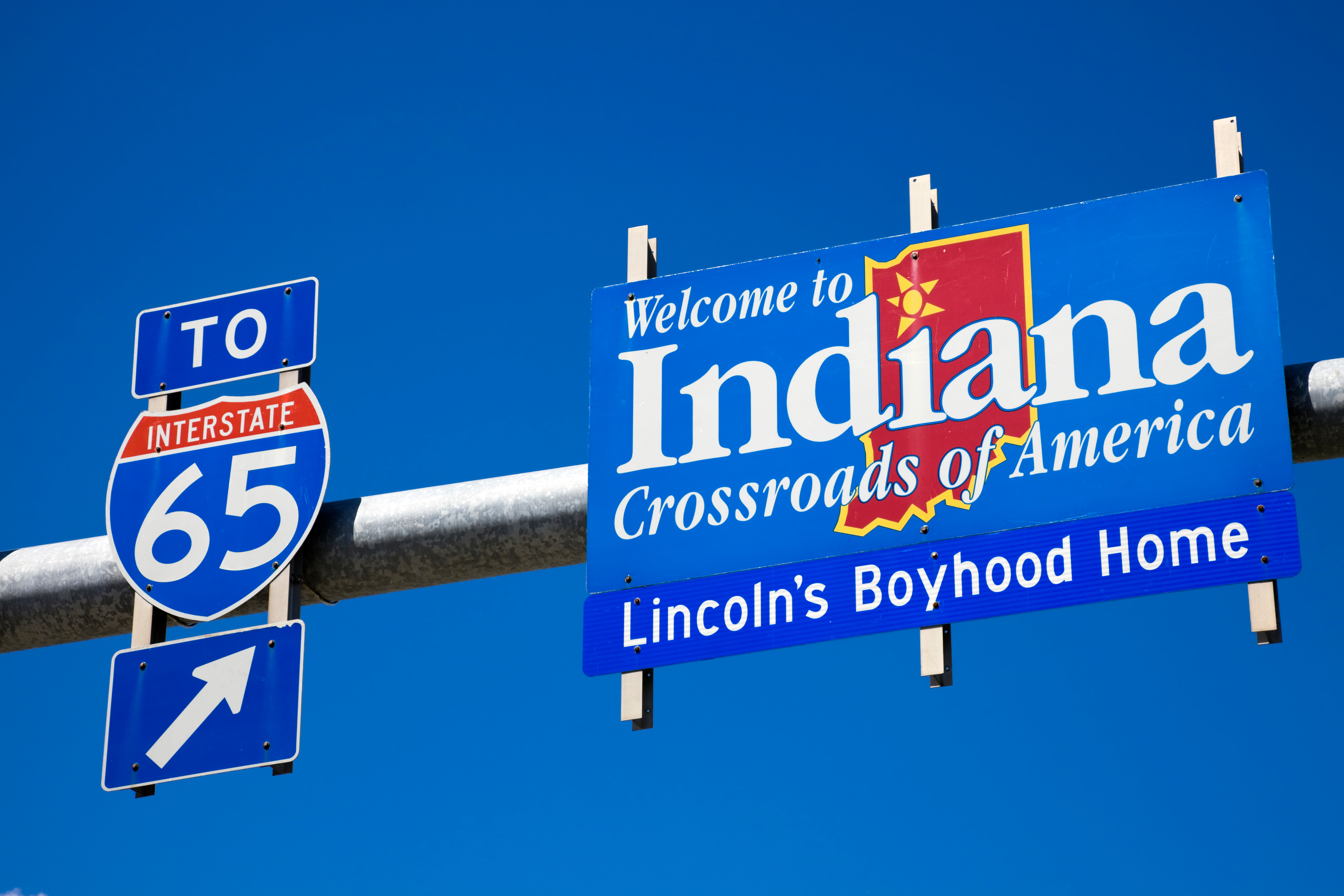 Indiana interstate signs