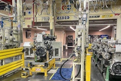 Detroit Diesel engine assembly line