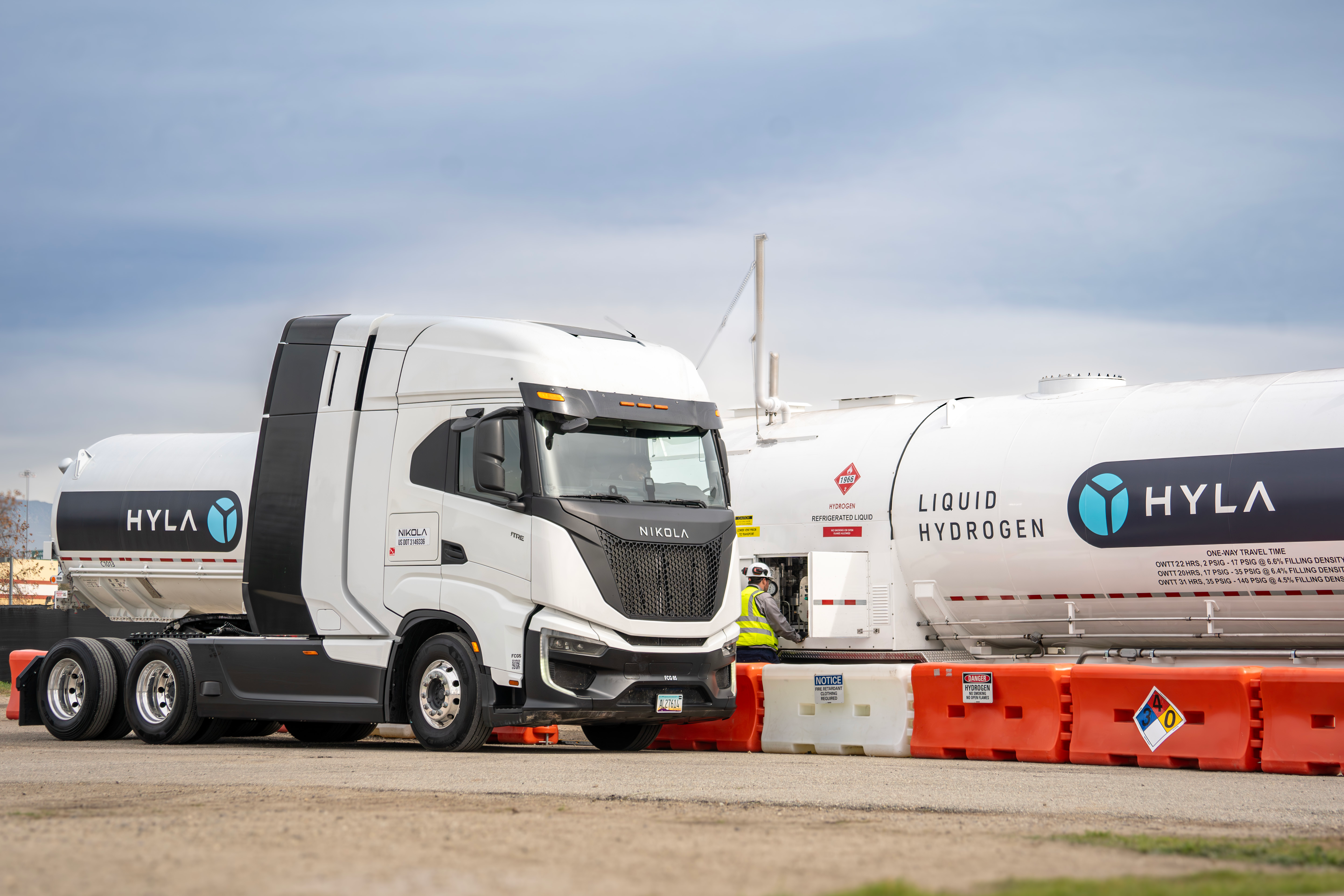 Nikola's new hydrogen fueling station