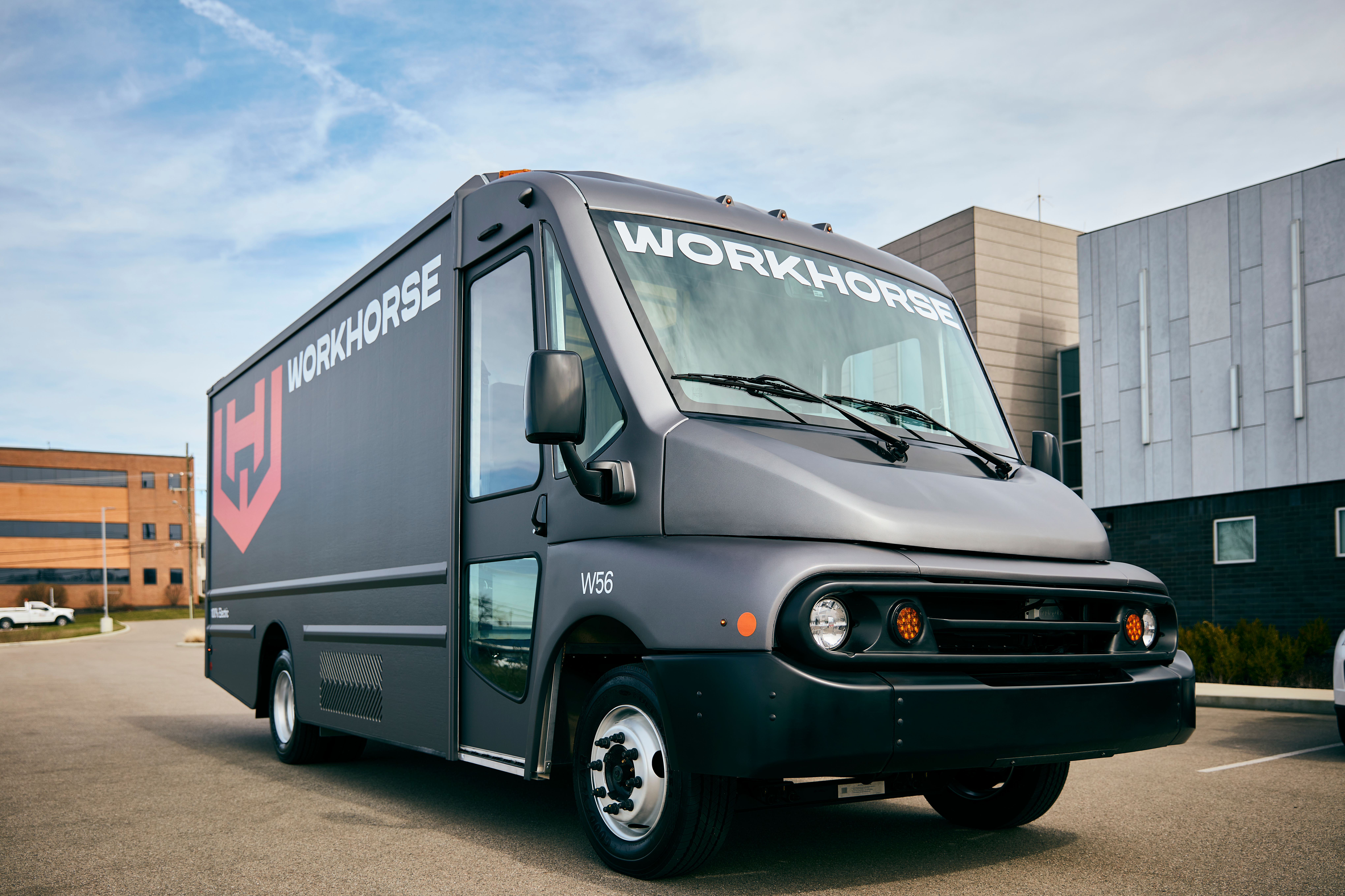 Workhorse Group van in a parking lot
