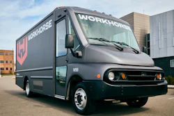 Workhorse Group van in a parking lot