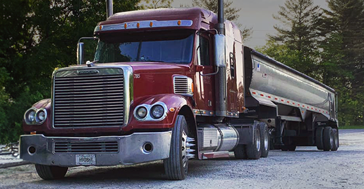 Feldspar Trucking semi