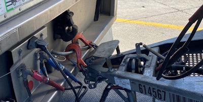 Hauling doubles on a wing and a prayer.