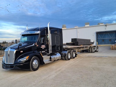 Yordy Transport truck and trailer