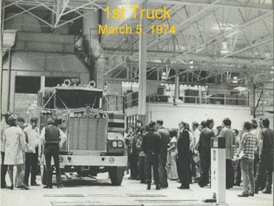 Kenworth's Chillicothe plant's first truck