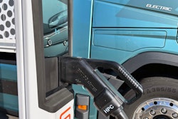 Volvo electric truck and charger