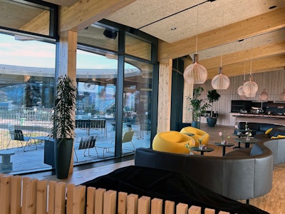 working space inside World of Volvo