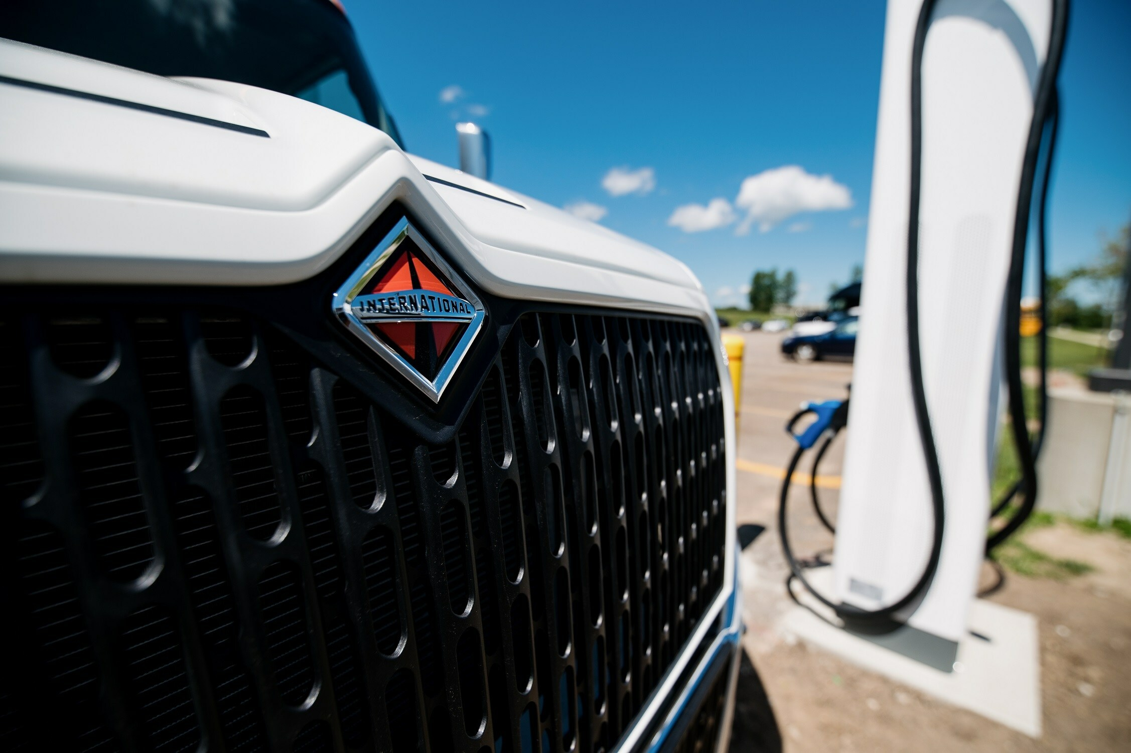 An electric International truck from Navistar.
